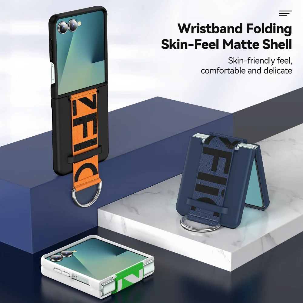 Für Samsung Z Flip7 Armband Faltbare Handyhülle Z Flip 6 7 5 4 8 Flip8 Offizielles Handgelenksband Stoßfeste PC Skin-Feel Hülle – Detail 7