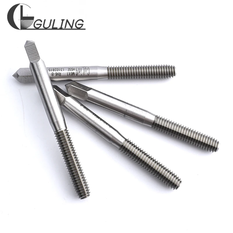 GULING 1 قطعة HSSE-M42 JIS القياسية لفة تشكيل الحنفية M3 M4 M5 M6 M7 M8 M9 M10 M11 M12 آلة المسمار الموضوع الصنابير للألمنيوم