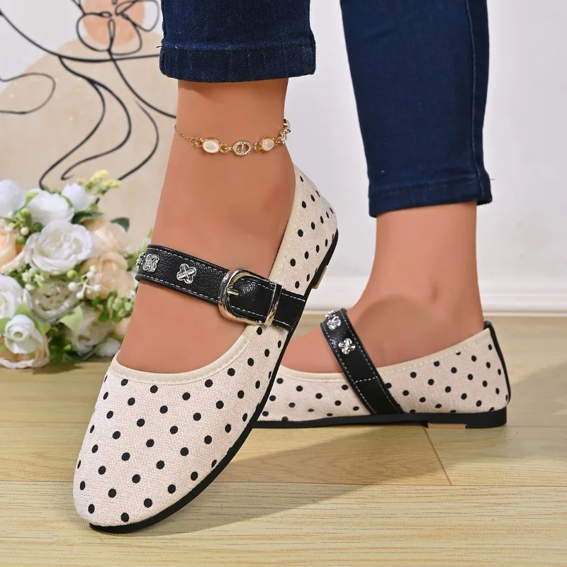 Designer Women Mary Jane Shoes Flats Sport Sneaker Buckle Loafers Shoes 2026 Autumn Trend Walking Running Shoes Ballet Zapatos - view 3