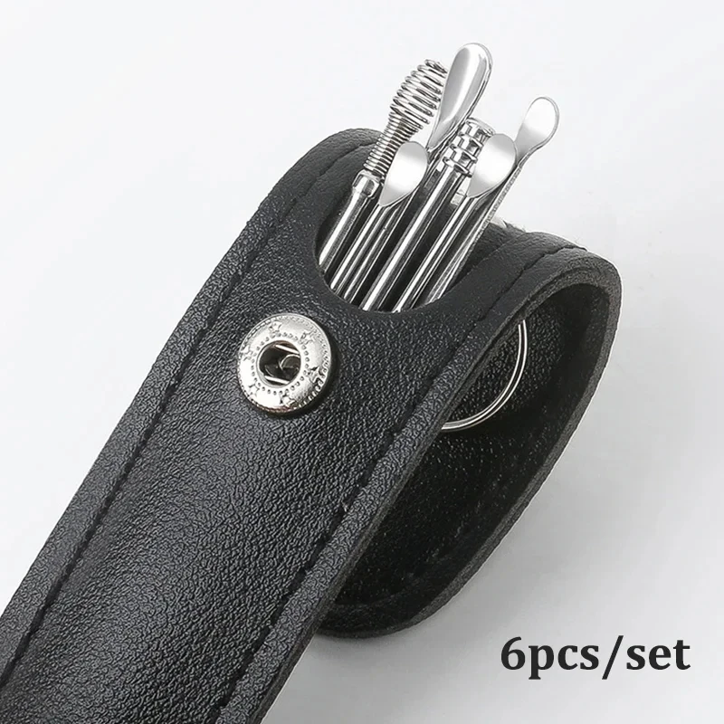 Spiralförmiges Ohrenreinigungsset 6-teilig Sicheres und Hygienisches Ohrenreinigungsset für Zuhause mit Komfortablem Design – Detail 1
