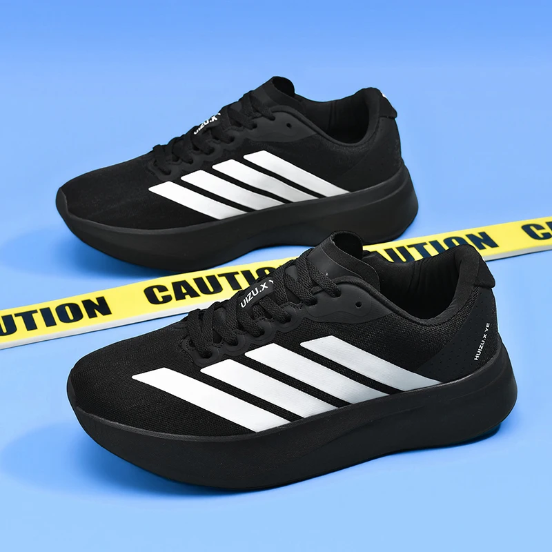 

Men Women New Running Shoes Non-Slip Bounce Resistant Ultralight Marathon Racing Male Breathable Carbon Plate Casual Sneakers