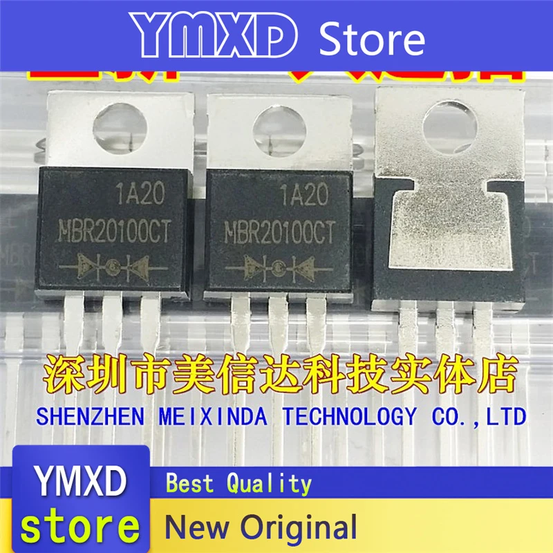 10pcs/lot New Original MBR20100CT 20A100V Schottky Diode TO220 In Stock