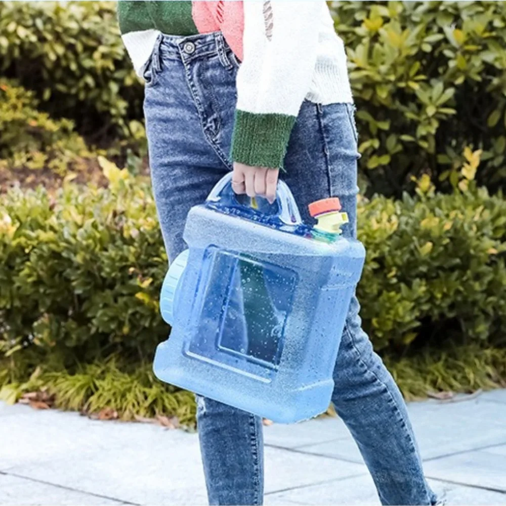 Outdoor Portable Bucket Large-capacity Plastic Water Tank with Faucet Camping Picnic Water Storage Tank  Water Storage Bucket - view 2