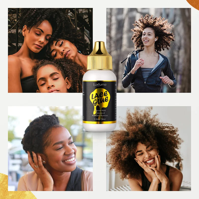 

Водонепроницаемый клей для кружева, 38 мл, клей для париков унисекс, безопасный клей для парика, прочная фиксация, прозрачный клей для кружева для париков и кружева спереди