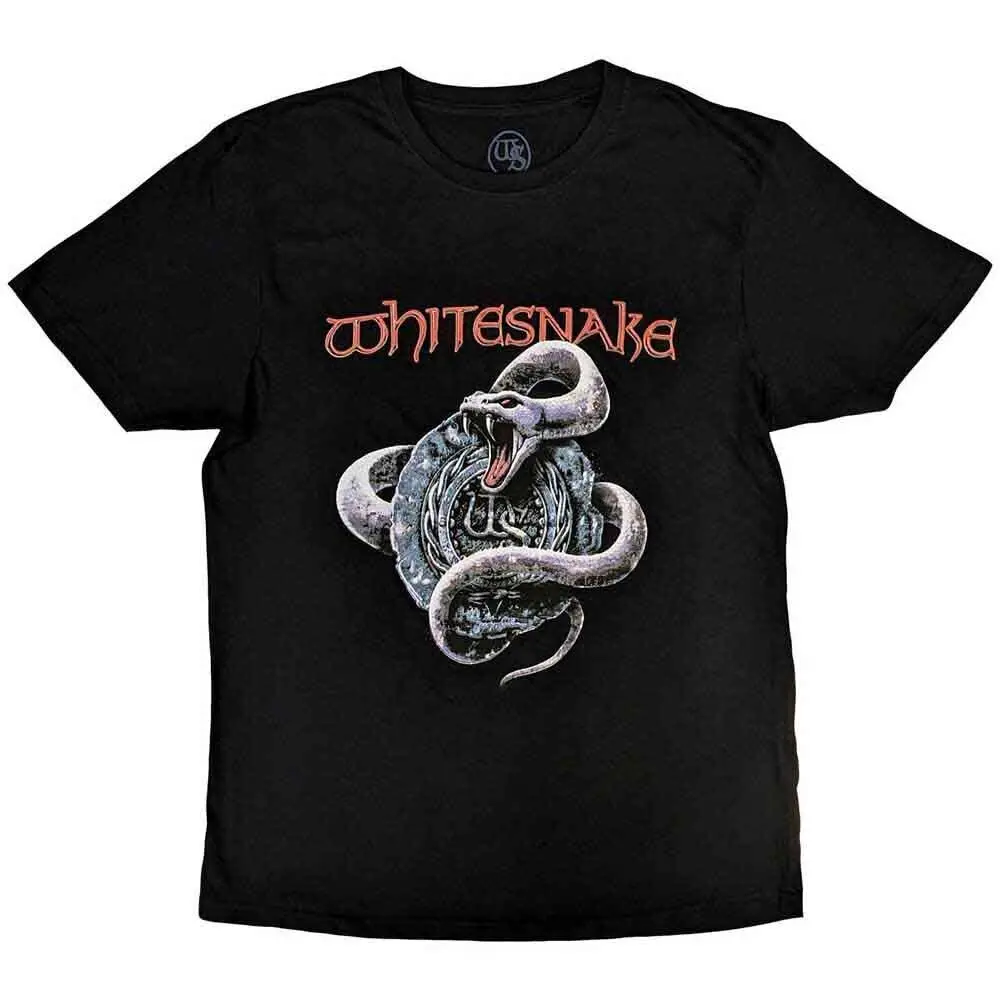 

Whitesnake Unisex T-Shirt: Silver Snake (Medium)