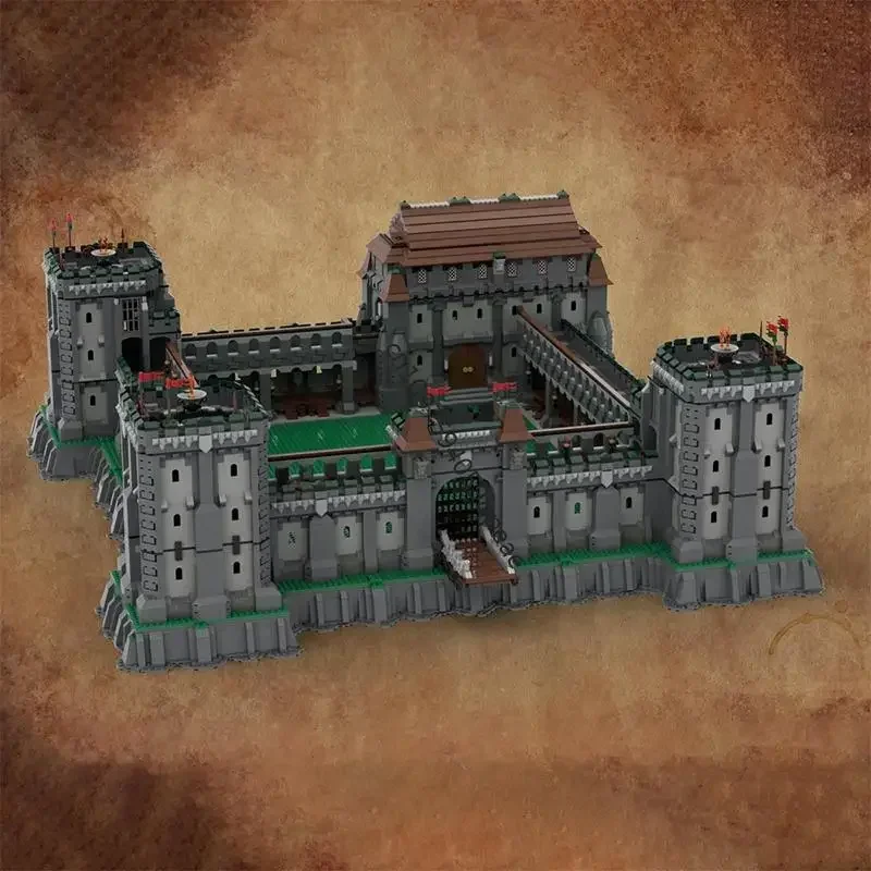 

Новинка, 19782 шт., Moc, европейский средневековый вид на улицу, модель королевского замка, головоломка на заказ, креативные идеи «сделай сам», детская игрушка, подарок на день рождения