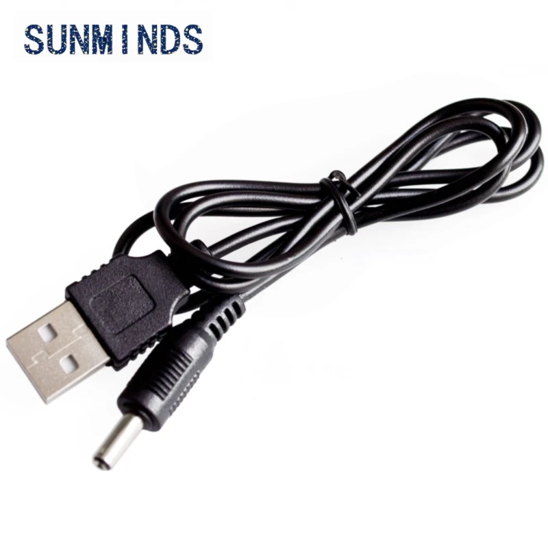 1pcs USB 2.0 A Male To 3.5x1.35mm 3.5mm Plug Barrel Jack 5V DC Power Supply Cord Adapter Charger Cable 3.5*1.35mm