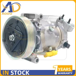SD6C12 AC Compressor For Peugeot 207 208 307 308 508 Partner 16074249 96519109 96712162 β6453QJ 1607424980 9651910980 9822826880