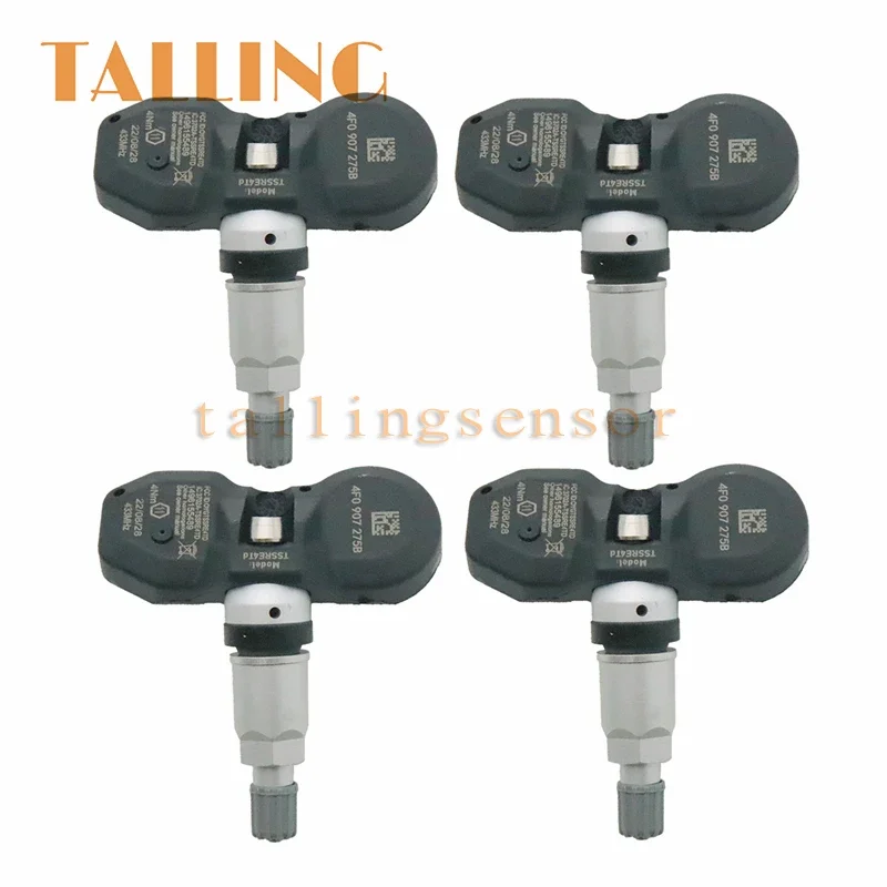 4PCS 4F0907275B Tire Pressure Monitor Sensor TPMS For Audi A4 A6 Porsche 911 For VW Volkswagen Phaeton Touareg Bentley New