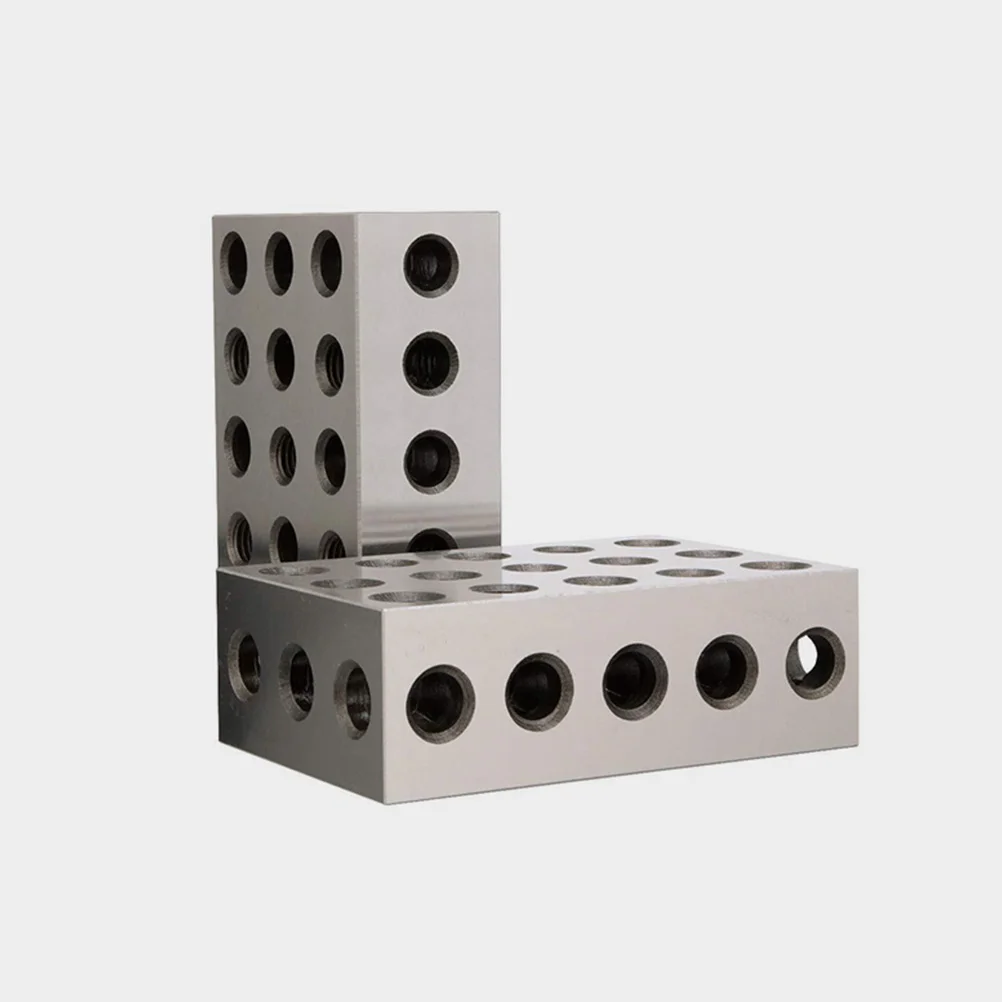 

2Pcs Parallel Blocks 123 Blocks 3x2x1in Hardened Machinist Setup Blocks Vise Parallel Pads Heavy Duty