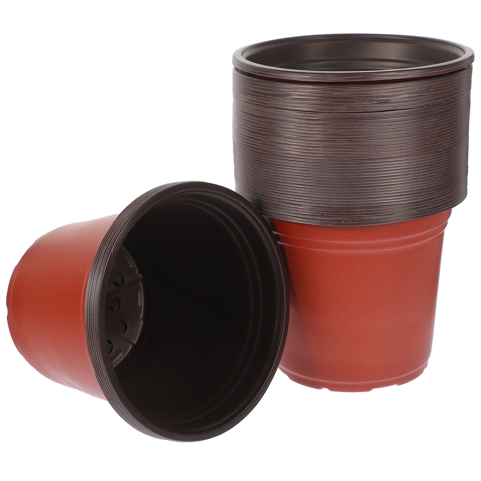 

50 Pcs Flower Pot Seedling Pots for Outdoor Plants Plastic Indoor Garden Supply Large Planter