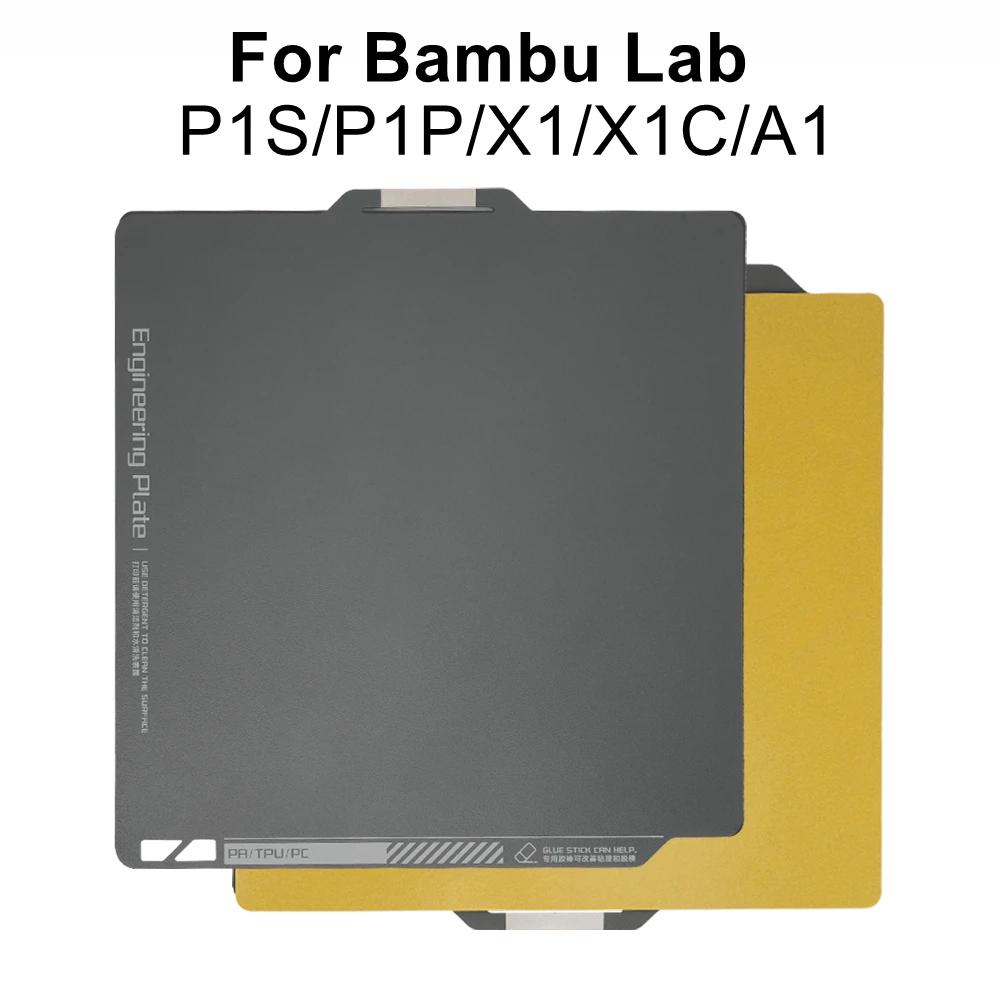 Upgrade Sublimation Build Plate For Bambu Lab X1/P1P/P1S/X1C/A1 Heatbed Sheet With Magnetic Base For Bambulab PEI Pro Texture