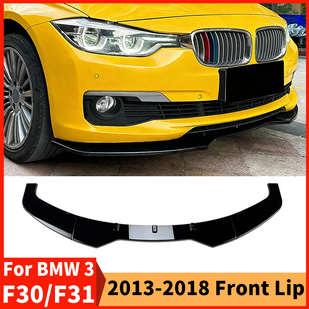 

Front Bumper Lip For BMW 3 Series F30 F31 2013-2018 Splitter Cover Chin Tuning Accessories Air Dam Refit Standard Version