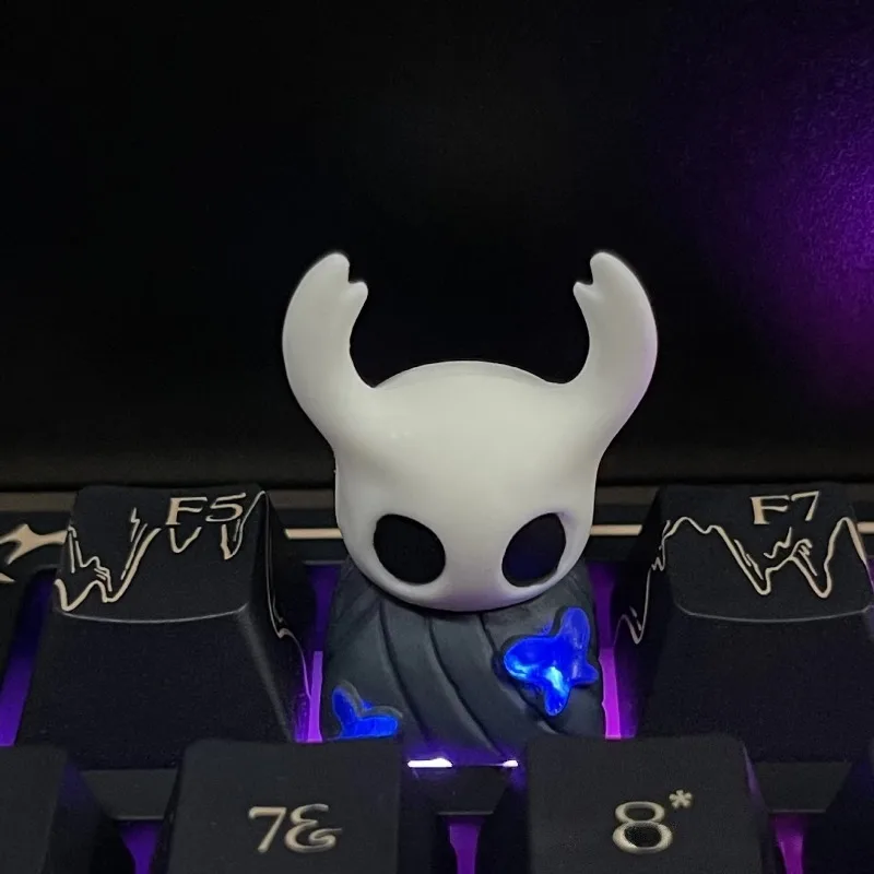 Hollow Knight Hornet Artisan Resin Keycap Backlit Shine Through ESC Keycap for Cherry MX Mechanical Keyboard Gaming Keycap Gift