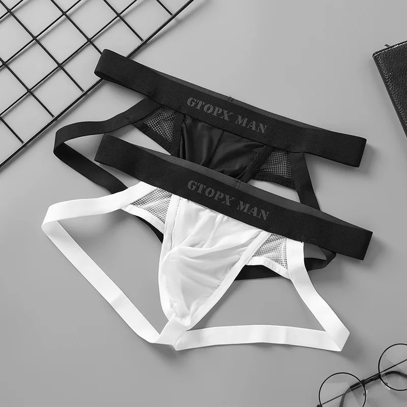 

GTOPX MAN Mens G-strings Ice Silk Thongs Sexy Gay Underwear