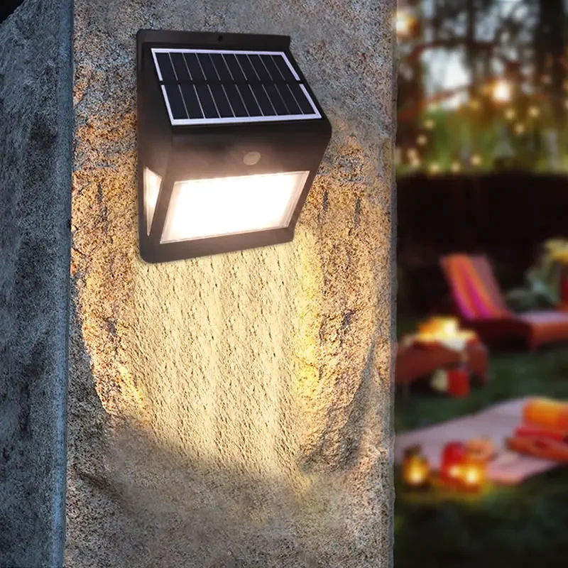 Solar lamp outdoor garden lamp street lamp LED human induction wall  fence outdoor waterproof decoration