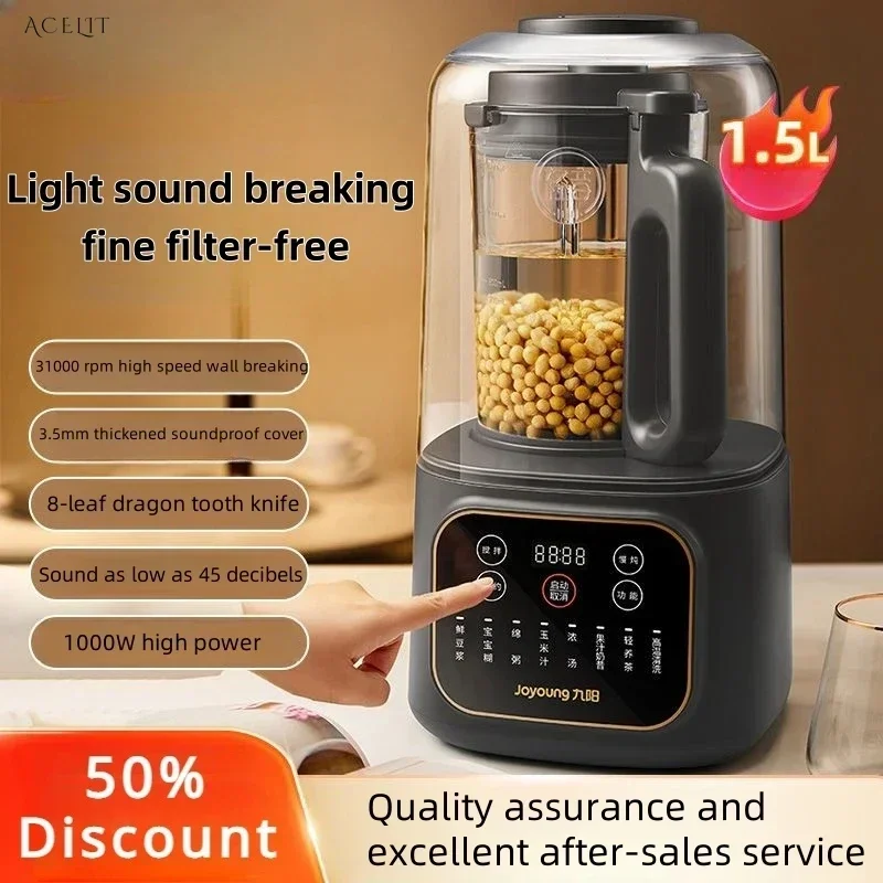 Household fully automatic wall-breaking machine. Bass. Filter-free. Heating. Functions as health juicer and soymilk machine.