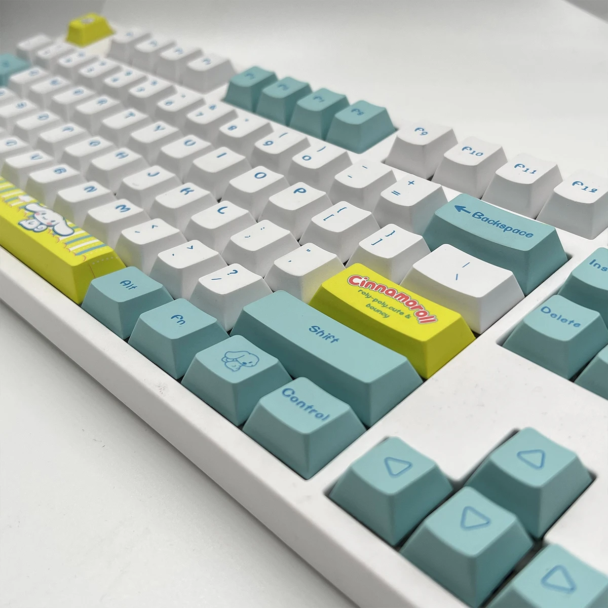 108 Keys babyCinnamoroll theme Cherry Profile DYE-SUB Personalized PBT Keycap For Cherry MX Switch Mechanical Keyboard