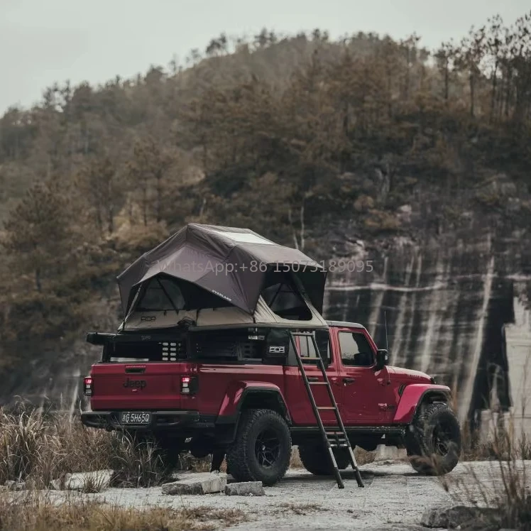 

Новый прямой кронштейн, автомобильное снаряжение для кемпинга, алюминиевая палатка на крыше, твердый корпус, аксессуары из ткани Оксфорд, оптовая продажа