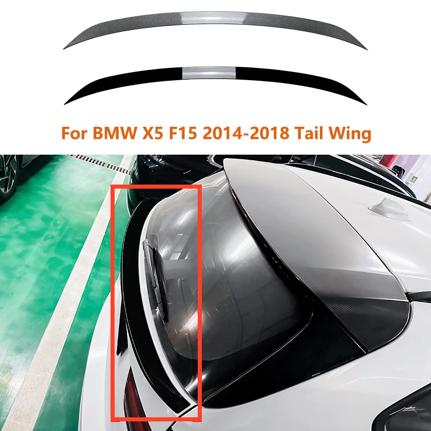 

Car Rear Lip Spoiler Center Wing For BMW X5 F15 2014-2018 Tail Wing Spoiler Fixed Wind Wing Body Exterior Protector Decoration