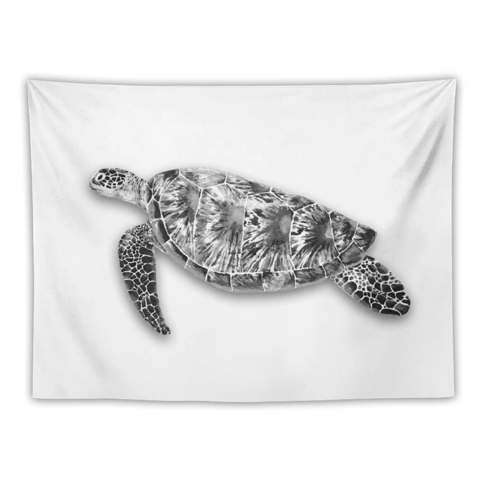 

Black and White Sea Turtle Tapestry Wall Decorations Decoration Pictures Room Wall Tapestry