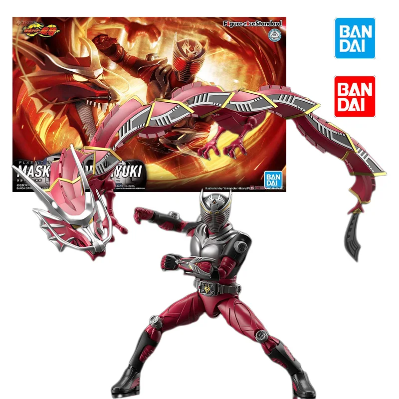 

Bandai Original box Figure-rise Standard FRS MASKED RIDER RYUKI Model Kit Anime Action Fighter Assembly Toy Gift for kid