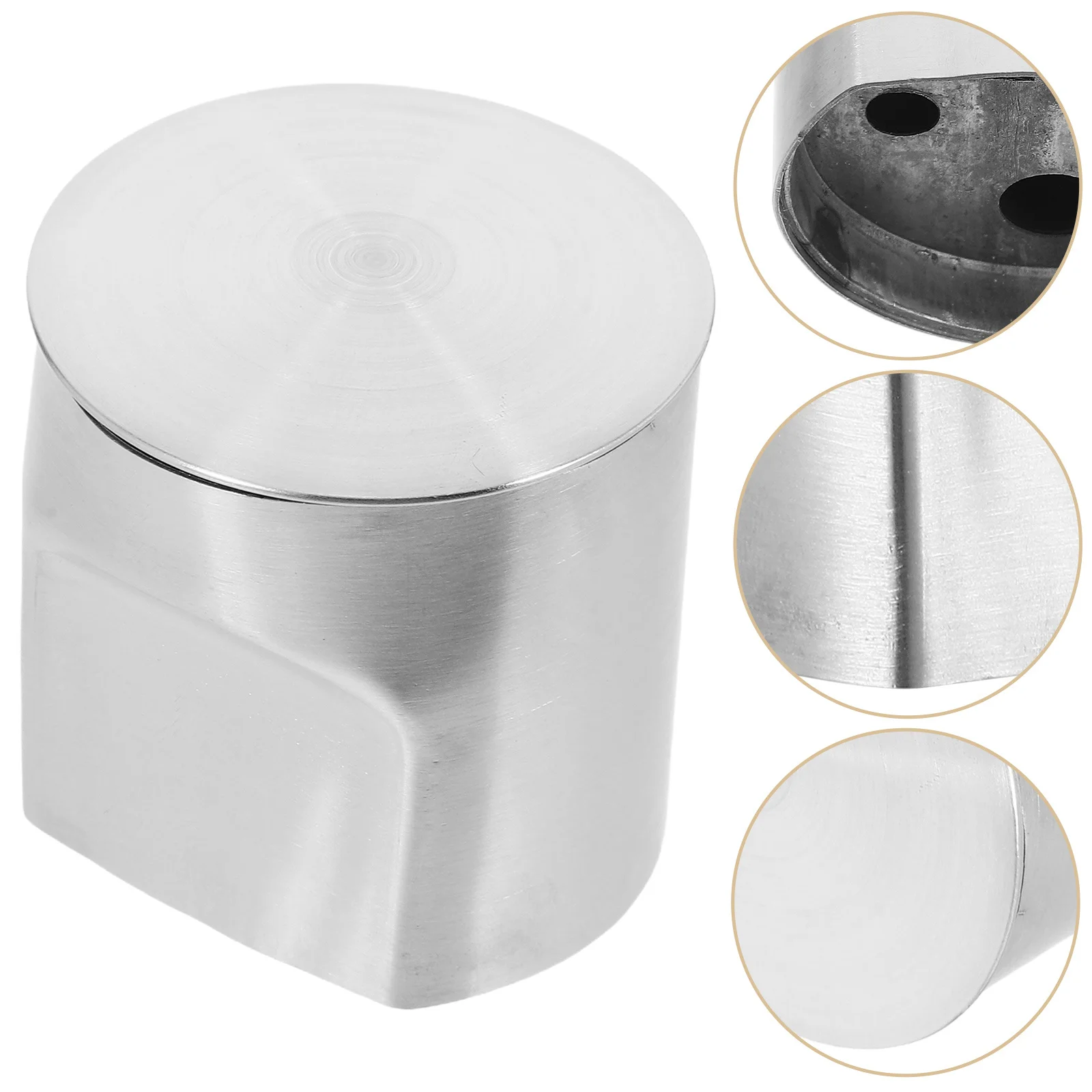 

Durable Stainless Steel Door Knob Public Restroom Pull Handle Modern Design Easy Installation Bathroom Accessory Home Hotel Use