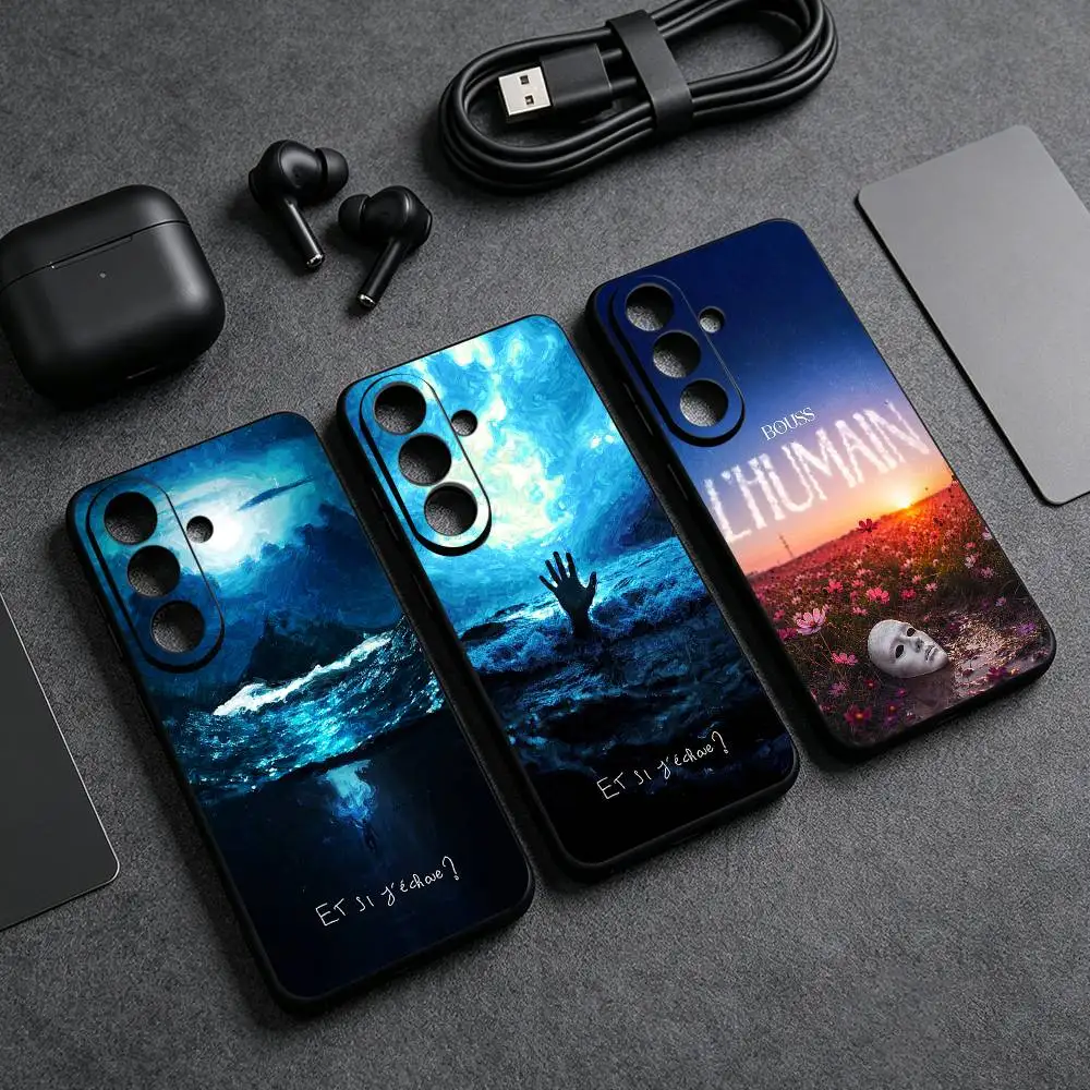 B-Bouss Et Si J Echoue Phone Case For Samsung S26 25 24 23 22 21 20 Ultra Plus 5G Black
