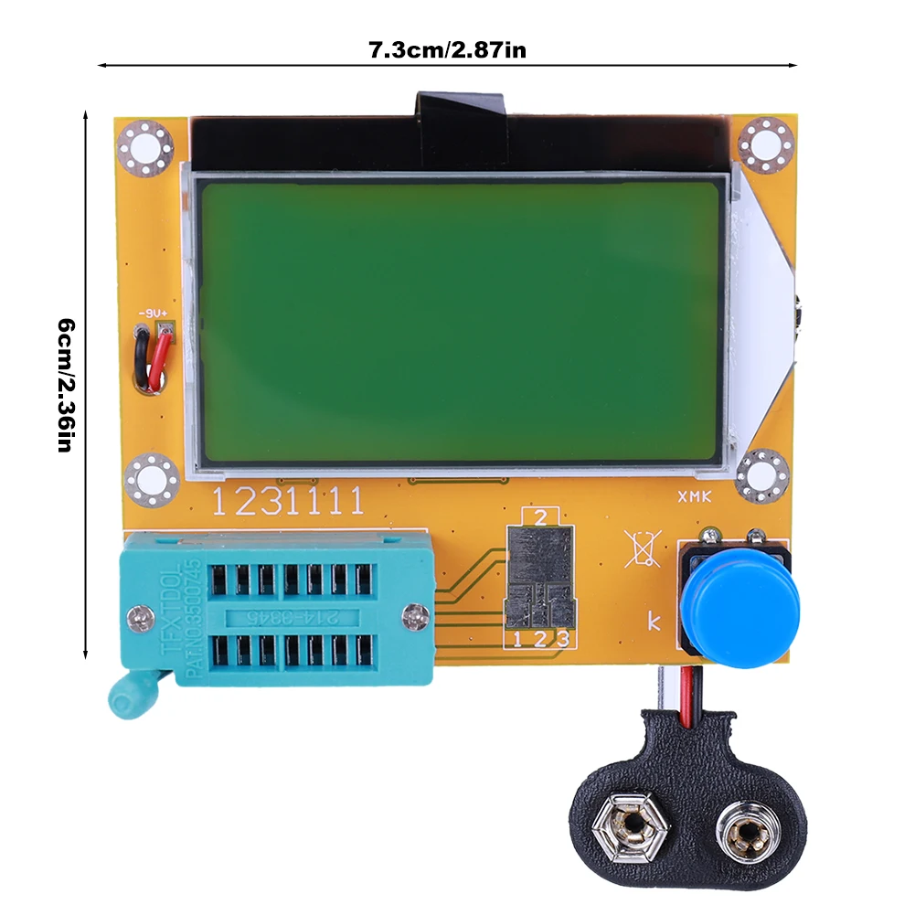 LCR-T4 LCD 디지털 트랜지스터 테스터 고정밀 다이오드 트라이오드 커패시턴스 SCR 인덕턴스 멀티미터, MOS PNP NPN LCR