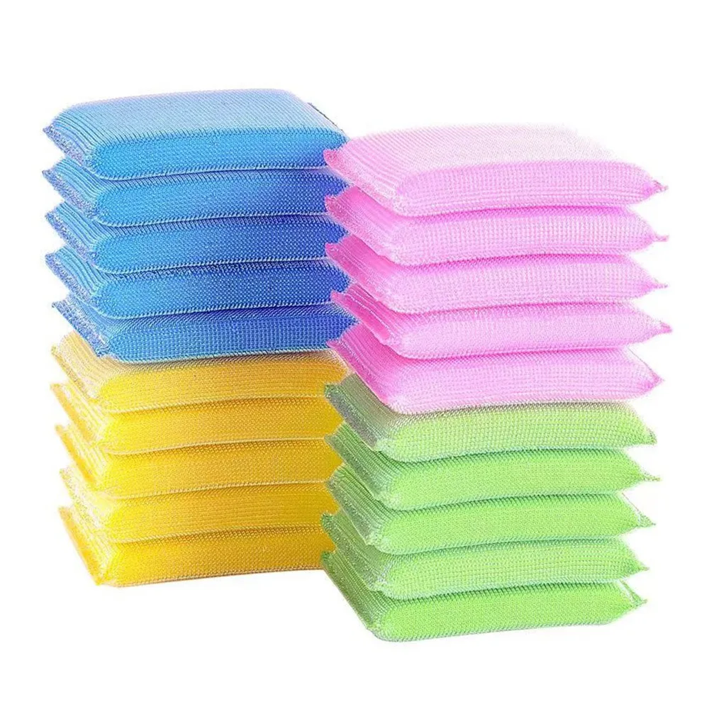 Non-Stick Oil Kitchen Cleaning Cloths Easy to Clean Washable Sponge Dish Towel Reusable Water-absorbing