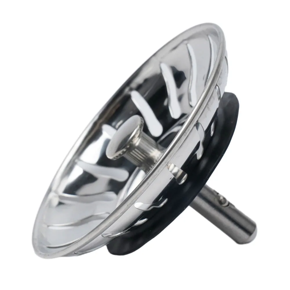 Stainless Steel Kitchen Sink Strainer 76mm Kitchen Water Basin Sink Drainer Strainer Basket Waste Stopper Filter - Image 5