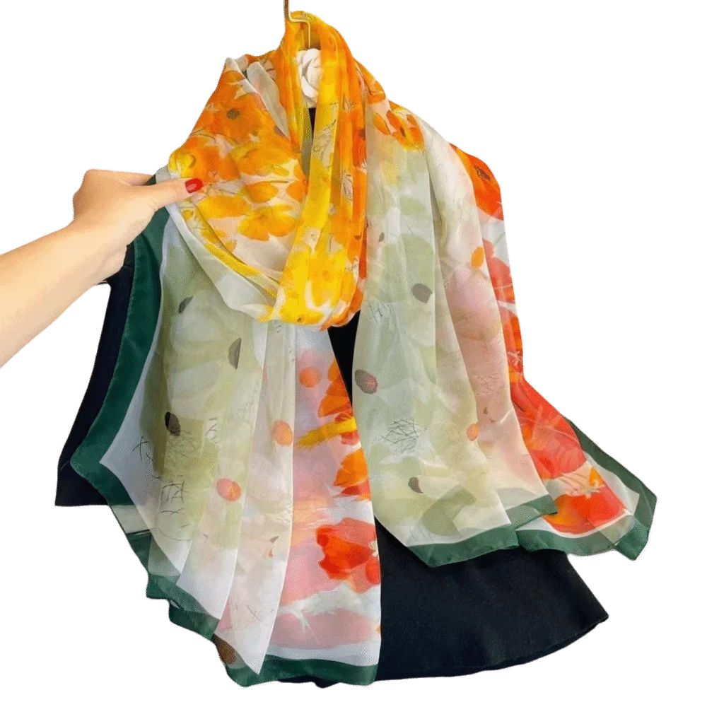 

Тонкий пляжный солнцезащитный шарф для путешествий, прозрачный купальник, накидка, мягкий шелковый шарф, бикини, большая шаль, саронг, накидка