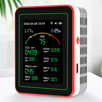 WiFi 15 in 1 Indoor Air Quality Monitor TFT Display Portable AQI PM0.3-10 Gas Sensor CO CO2 TVOC HCHO Dioxide Measurement Tools