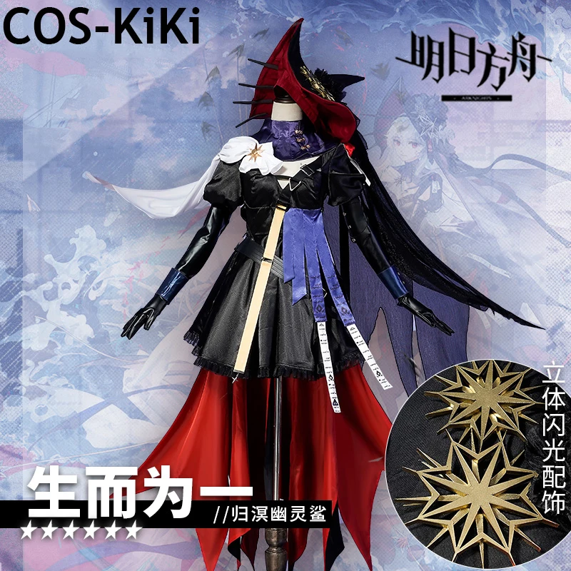 COS-KiKi Arknights Specter The Unchained Black Key Variation Game Suit Cosplay Costume Gorgeous Dress Halloween Party Outfit