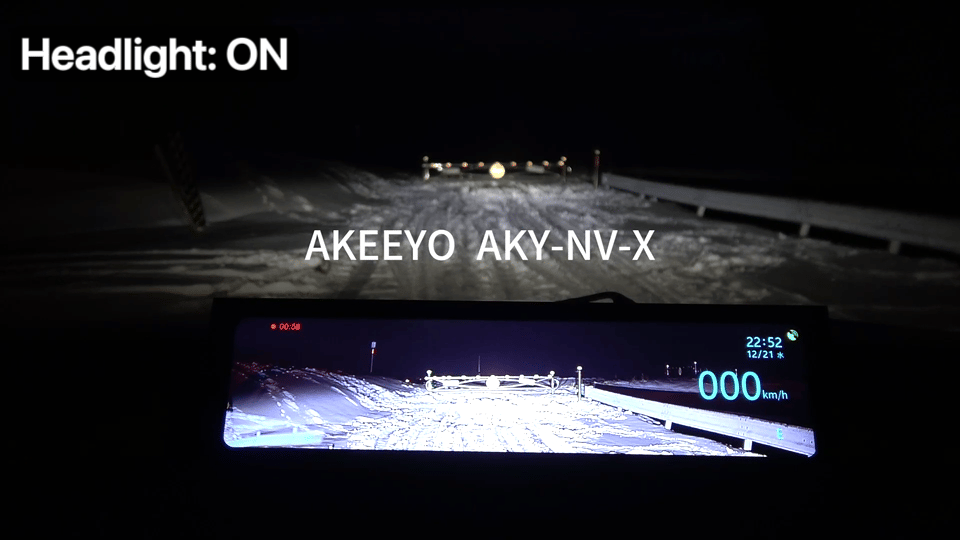 AKEEO AKY-NV-X Super Night Vision Dash Camera F1.0 Aperture SONY