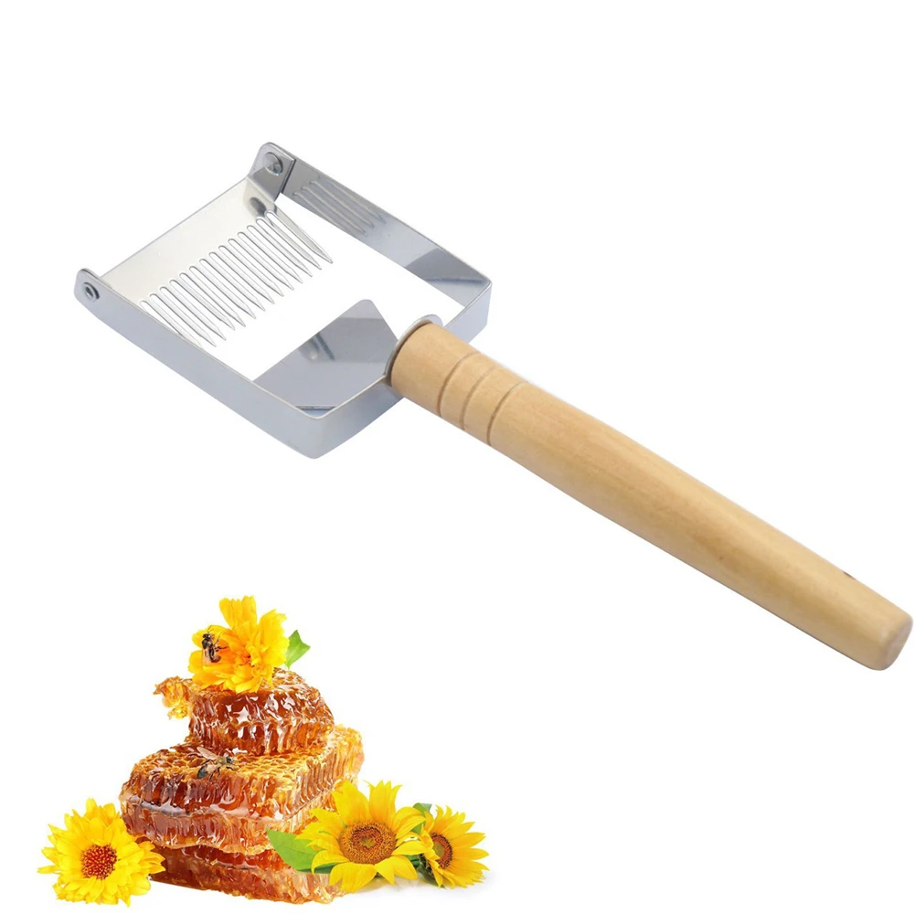 

100 Pieces Stainless Steel Honeycomb Uncapping Fork Uncapping Scraper Bee Hive Opening Scraping Knife Apiculture Tool