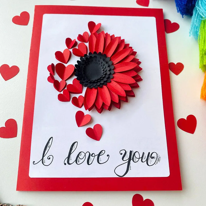 

Flower Heart Butterfly Metal Cutting Dies Scrapbooking Stencil for Album Paper DIY Gift Card Decoration Embossing Dies New 2023