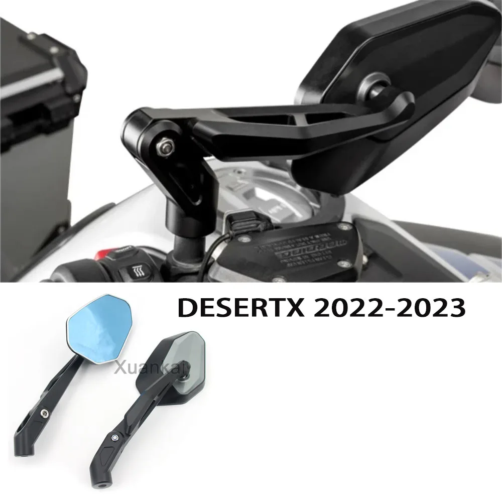 

Desert X Adjustable Mirrors side Mirror Accessories For Ducati DesertX 2022-2023 Motorcycle CNC Rearview Mirror