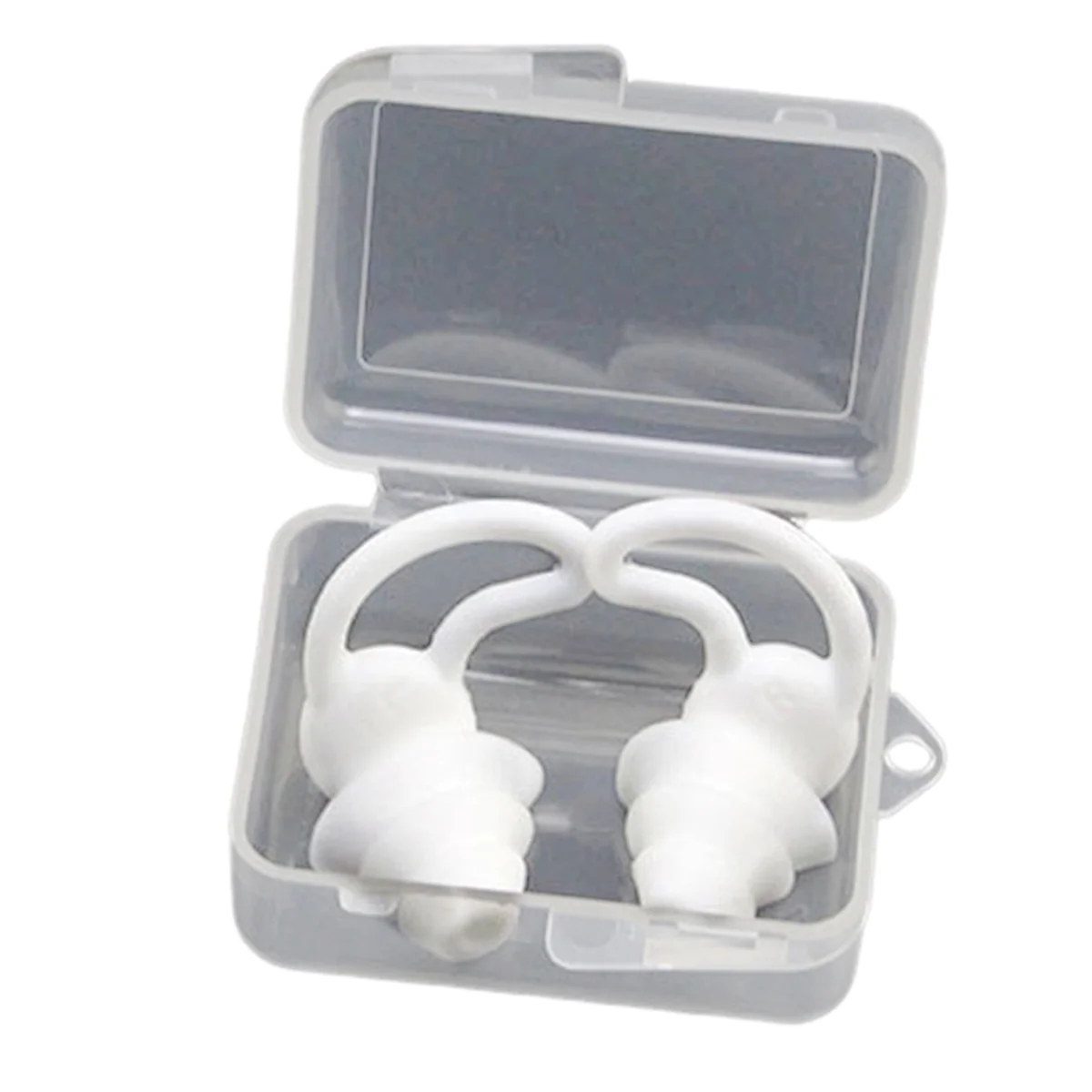 Soundproof Earplugs Three Layer Silicone Earplugs Waterproof Swimming Ear Plugs Sleep Noise Reduction Comfortable-E