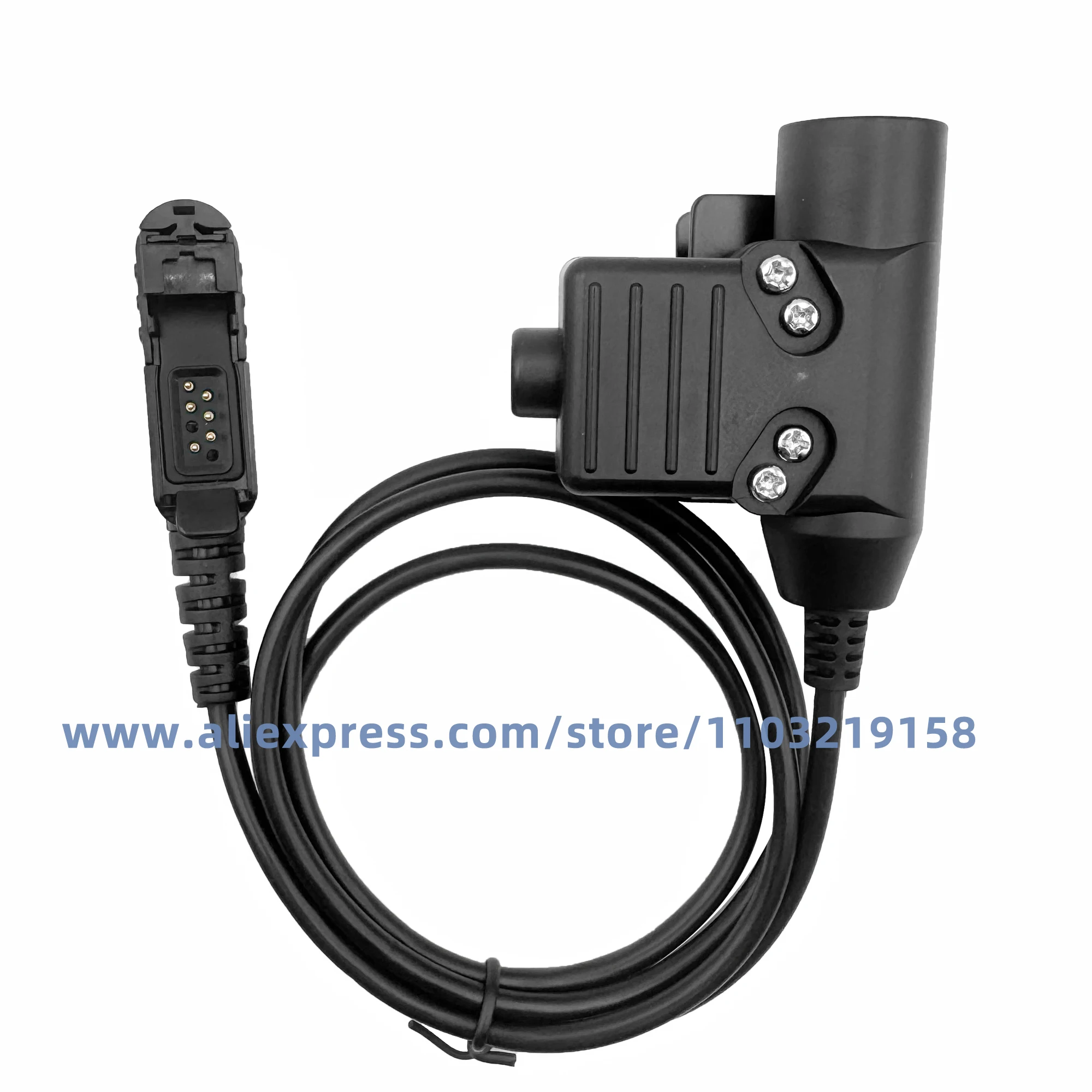 Walkie Talkie U94 PTT Adapter Cable for Motorola Xir P6600 P6620 XPR3300 XPR3500 DP2400 DP2600 DP3000e DP3441 DP3441e DP3661