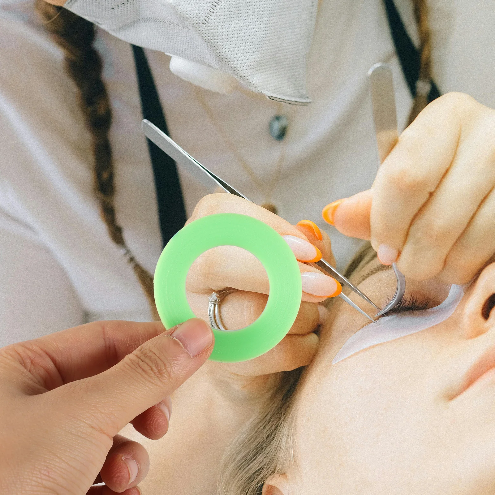 

10 Rolls Eyelash Extension Tape Solid Color Lash Tape Breathable Easy Use Peel Off Eyelash Beauty Supplies Eyelid Lifter Strips