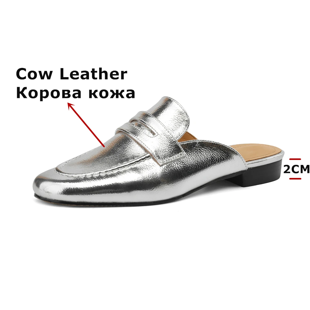 FEDONAS New Women Genuine Leather Shoes Flats Heels Loafers Shoes Comfort Closed Toe Slippers Female Spring Summer Shoes Flats