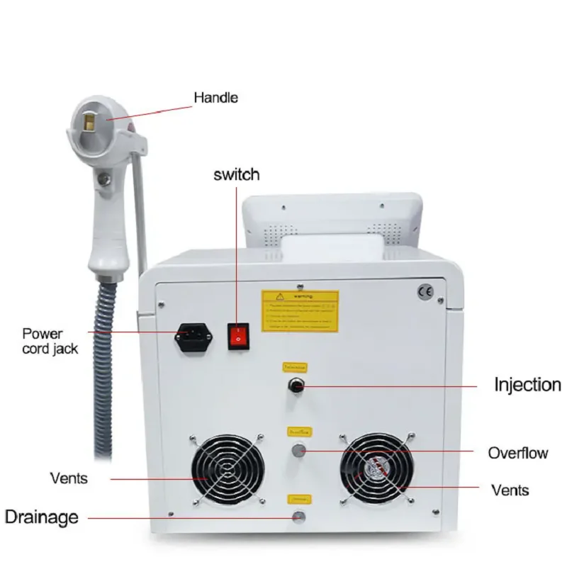 Портативный CE одобренный 808 нм 755 нм 1064 нм лазерный эпилятор для удаления волос косметическое использование машина для удаления волос