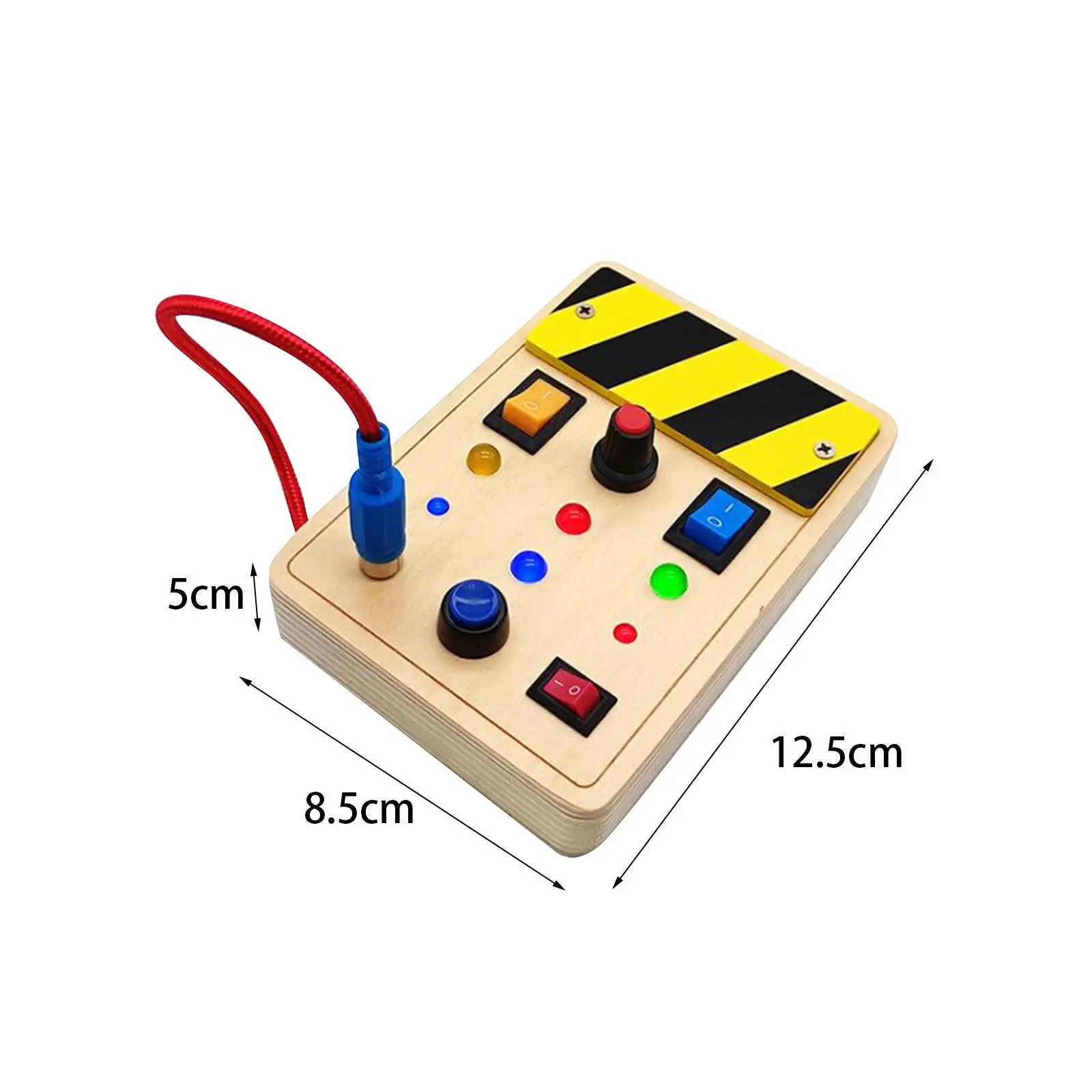 Planche d'Occupation en Bois pour Bébé, Jouets Sensoriels, pour les Tout-Petits