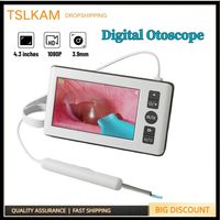 Digital Otoscope with 4.3 inch Screen 1080p HD Smart Visual Ear Camera Ear Wax Removal Tool Camera Support Photo Video Recording
