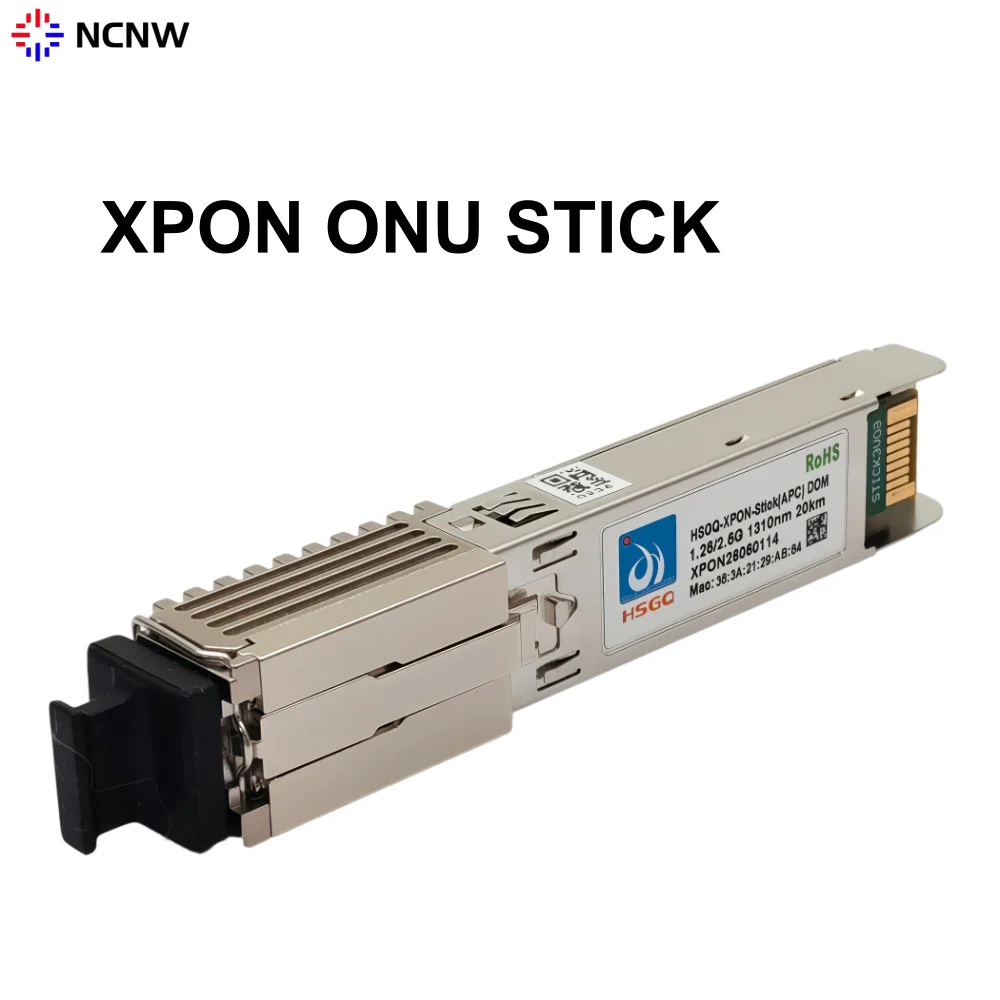 

HSGQ/ODI XPON Stick SFP ONU Stick SFP XPON ONU STICK With MAC SC 1310nm/1490nm DDM Pon Module Ont 20KM Modem SC/APC CONNECTOR