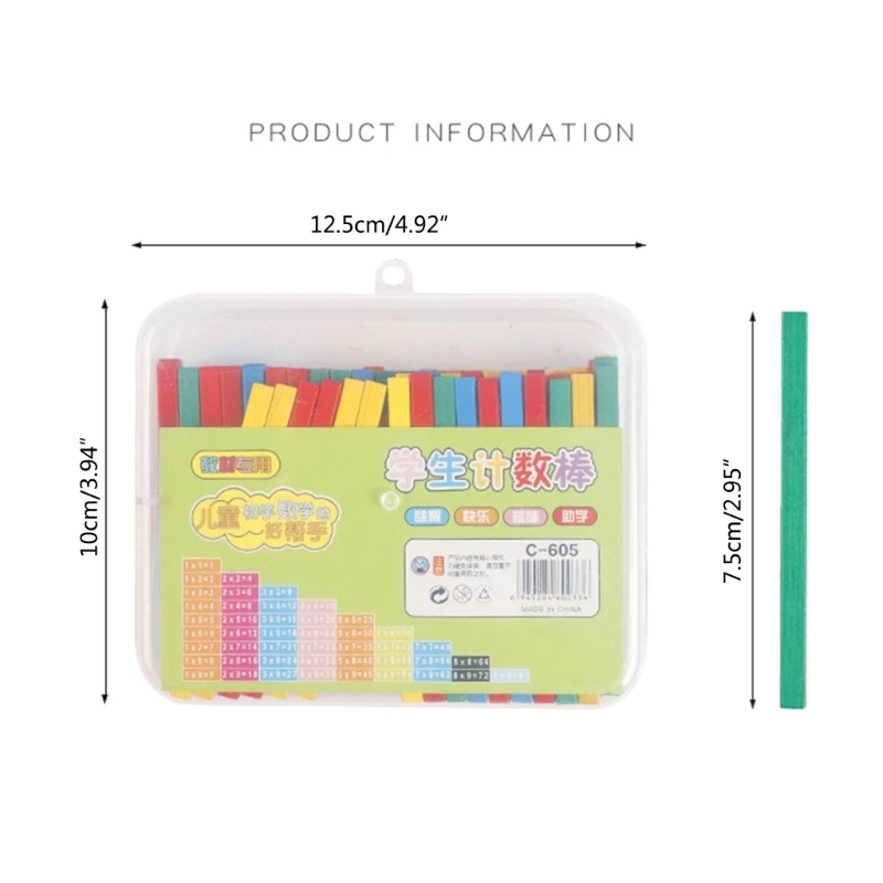 Brinquedos matemática varas bambu educação pré-escolar aprendizagem precoce crianças brinquedo matemática montessori varas