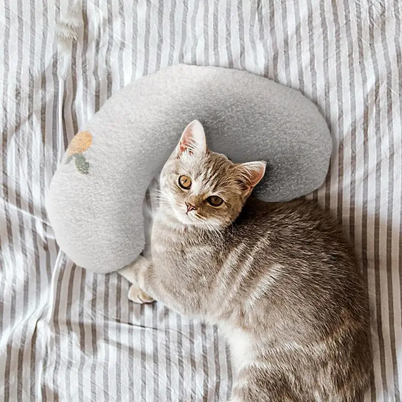 Calming Pillow For Dogs Soft Pet Pillow Cute Comfortable Cat Pillow Skin-Friendly Elastic Cushion Pet Accessories For Dogs