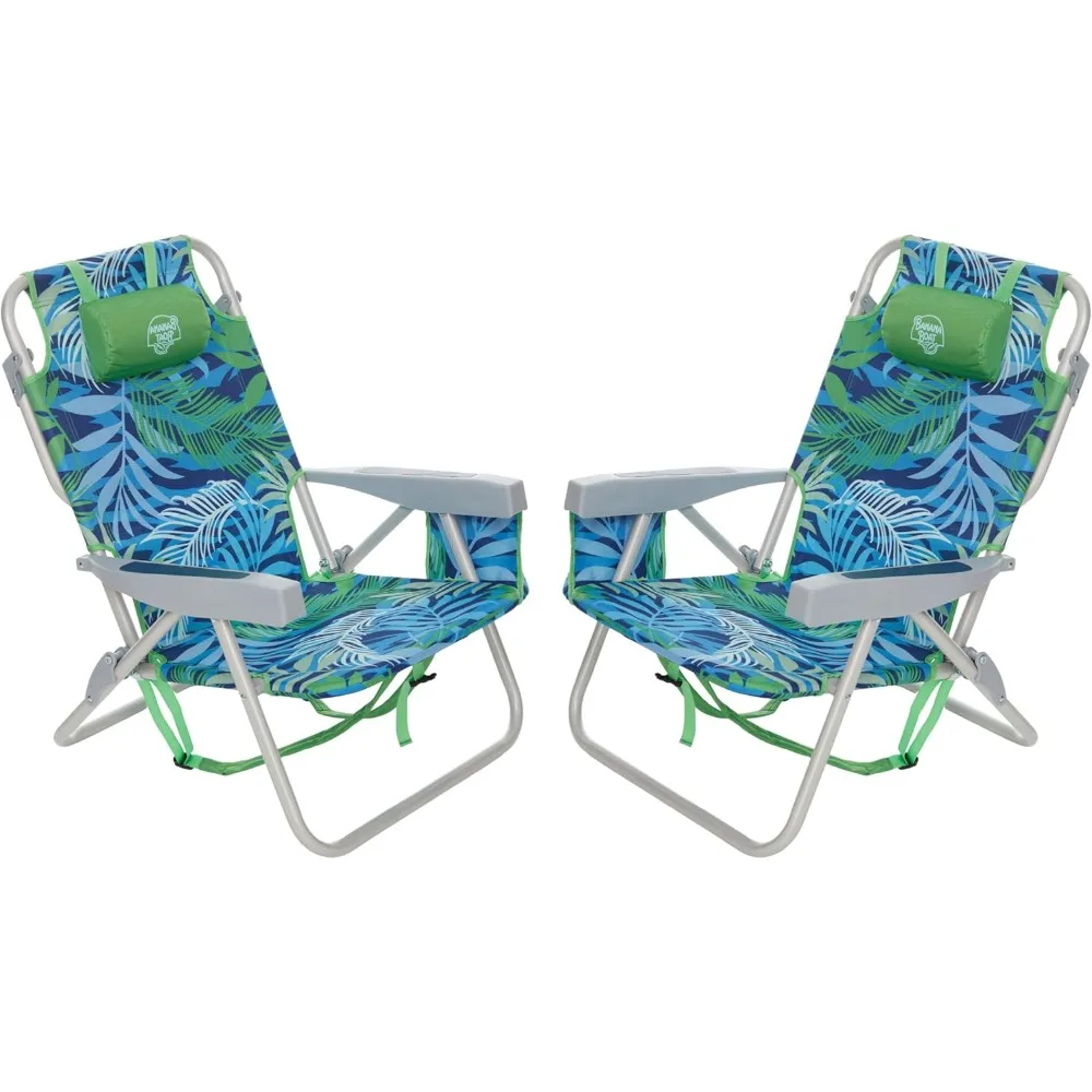 

Folding Beach Chair Lightweight Backpack Chairs for Adults 5-Position with Lay Flat Outdoor Heavy Duty Beach Chair (Turquoise/A