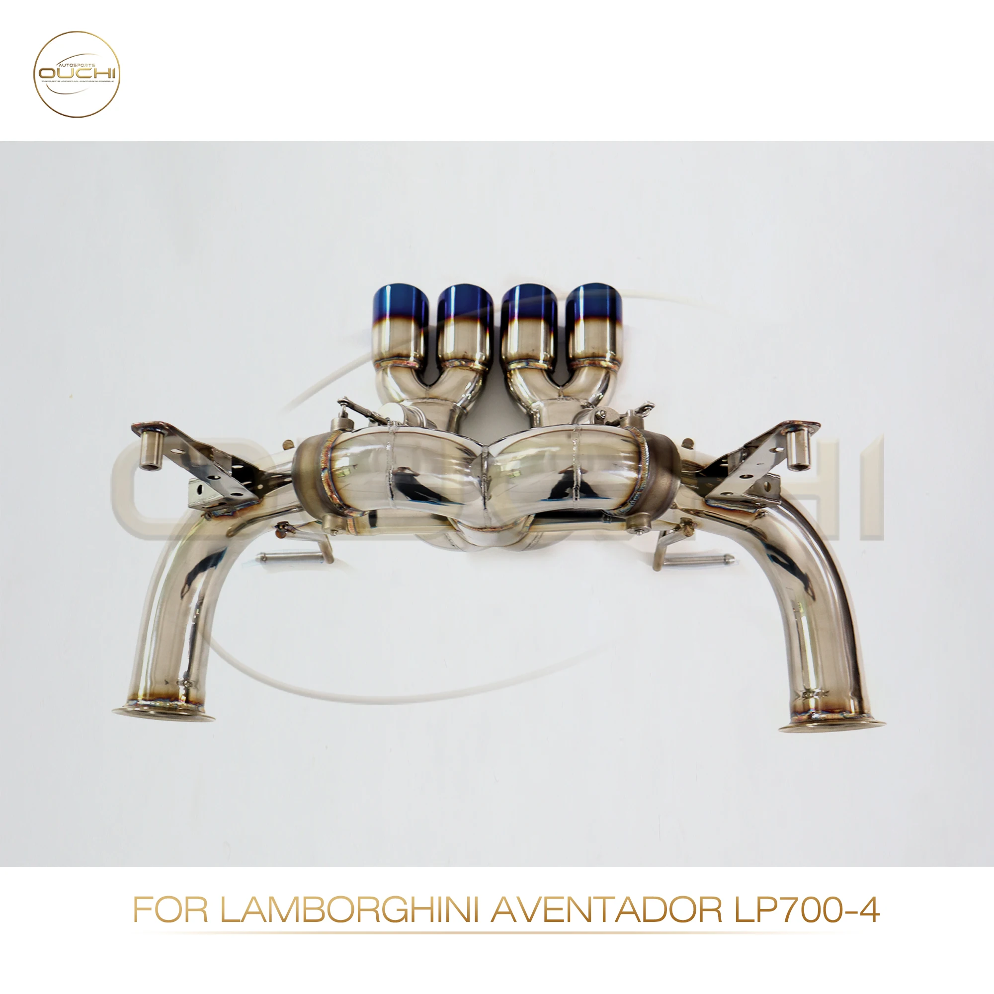 OUCHI Stainless Steel Exhaust System Performance Catback for Lamborghini Aventador LP700-4 6.5L With Valve Muffler